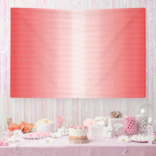 Rote, orangefarbene und rosa Pinselstriche vermisc Banner (Party)