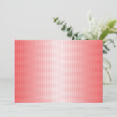 Rote, orangefarbene und rosa Pinselstriche vermisc Einladung (Stehend Vorderseite)