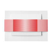 Rote, orangefarbene und rosa Pinselstriche vermisc Einladungsbanderole (Vorderseite Beispiel)