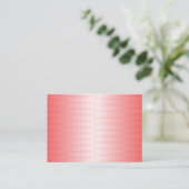 Rote, orangefarbene und rosa Pinselstriche vermisc Platzkarte (Stehend Vorderseite)