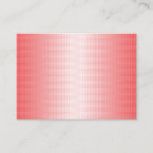 Rote, orangefarbene und rosa Pinselstriche vermisc Platzkarte (Vorderseite)