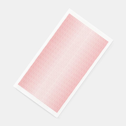 Rote, orangefarbene und rosa Pinselstriche vermisc Serviette (Ecke)