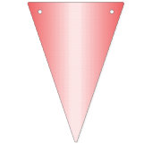 Rote, orangefarbene und rosa Pinselstriche vermisc Wimpelkette (Zweite Fahne)