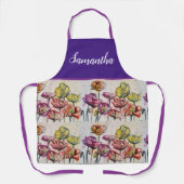 Rote Orangenmohnblume Blume Poppies Blumengestein Schürze (Vorderseite)