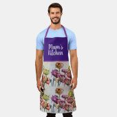 Rote Orangenmohnblume Blume Poppies Blumengestein Schürze (Getragen)