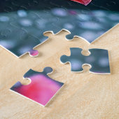 Rote Orchid-Blume Puzzle (Seite)