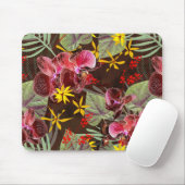 Rote Orchideen. Mousepad (Mit Mouse)