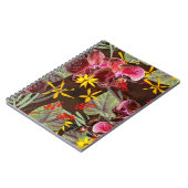 Rote Orchideen. Notizblock (Linke Seite)