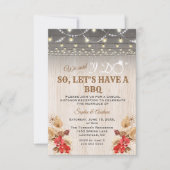 Rote Orchideen Pampas Grass Wood, nachdem ich GRIL Einladung (Vorderseite)