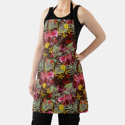 Rote Orchideen. Schürze (InSitu)