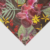 Rote Orchideen. Seidenpapier (Ausschnitt)
