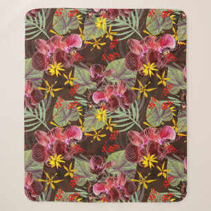 Rote Orchideen. Sherpadecke