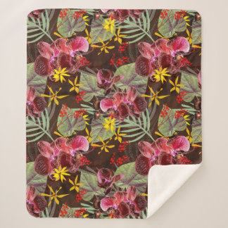 Rote Orchideen. Sherpadecke