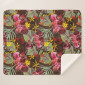 Rote Orchideen. Sherpadecke (Vorderseite (Horizontal))