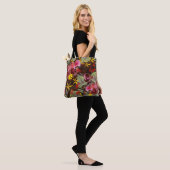 Rote Orchideen. Tasche (Am Model)