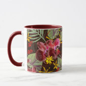 Rote Orchideen. Tasse (Links)