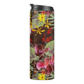 Rote Orchideen. Thermosbecher (Nach rechts gedreht)