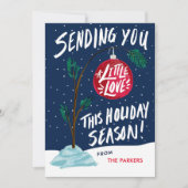 Rote Ornament-Liebe (Vorderseite)