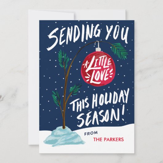 Rote Ornament-Liebe (Vorderseite)