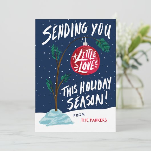 Rote Ornament-Liebe (Stehend Vorderseite)