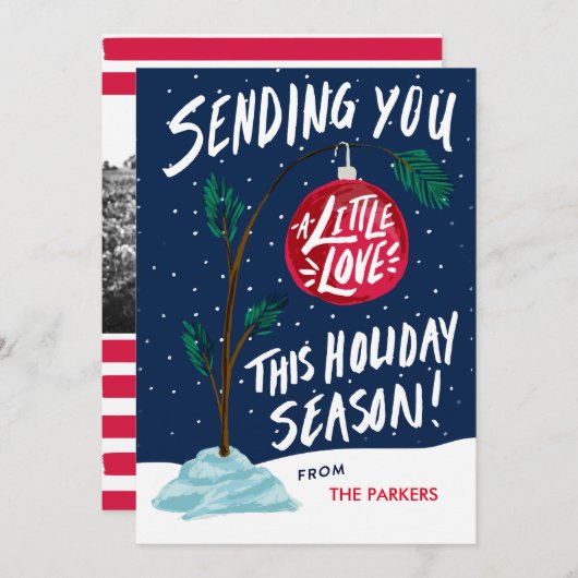 Rote Ornament-Liebe (Vorne/Hinten)