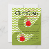 Rote Ornamente Einladung (Vorderseite)