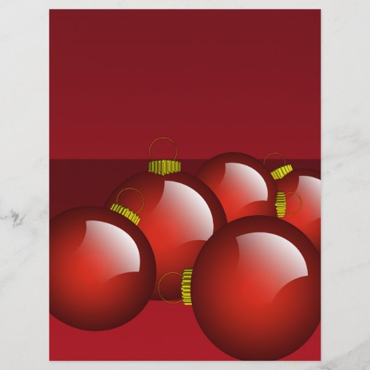 Rote Ornamente Flyer (Hinten)