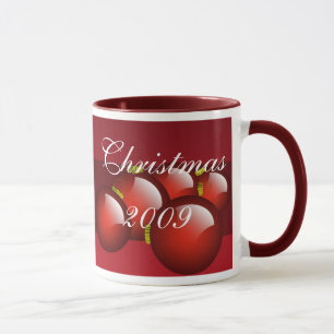 Rote Ornamente Kaffee-Cup Tasse
