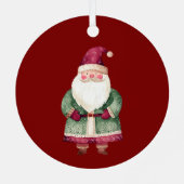 Rote Ornamente und Star Weihnachtsbaum (Rückseite)