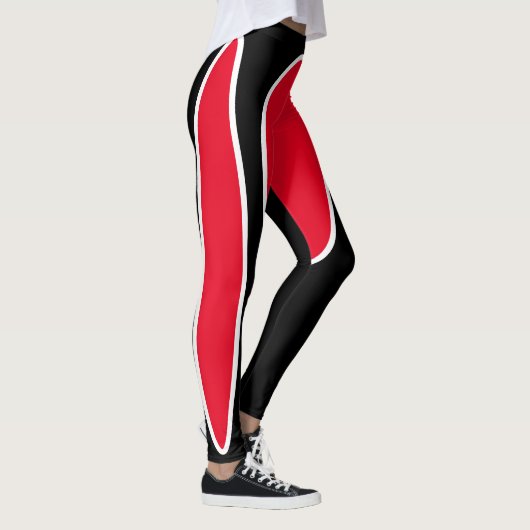 Rote Oval-Leggings Leggings (Rechts)