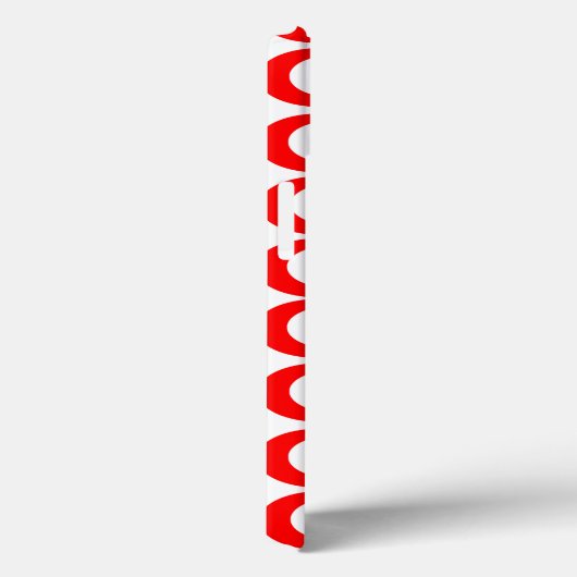 Rote Ovale Case-Mate iPhone Hülle (Rückseite / Rechts)