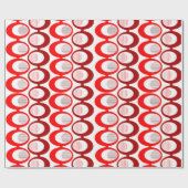 Rote Ovale Geschenkpapier (Flach)