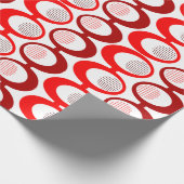 Rote Ovale Geschenkpapier (Ecke)