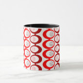Rote Ovale Tasse (Zentrum)