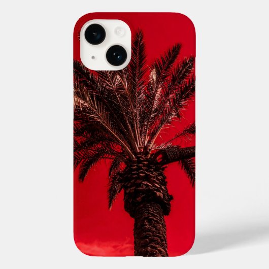 rote Palme Case-Mate iPhone Hülle (Rückseite)