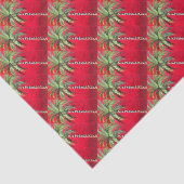 Rote Palme Seidenpapier (Ausschnitt)