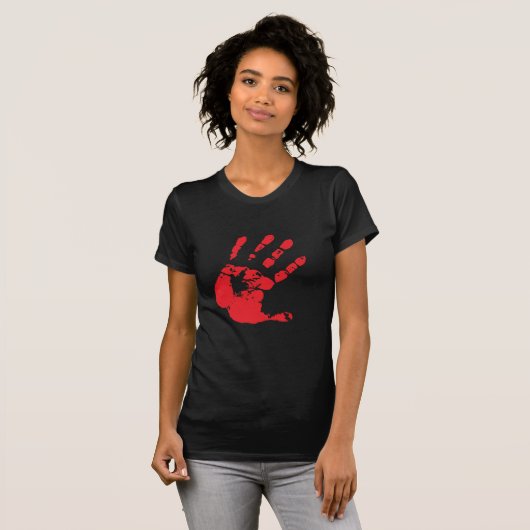 Rote Palme T-Shirt (Vorne ganz)
