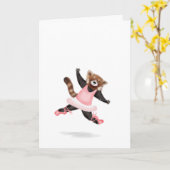 Rote Panda-Blankokarte Karte (Gelbe Blume)