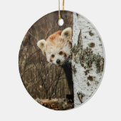 Rote Panda Keramikornament (Links)