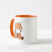 Rote Panda Niedlicher Tiere für Kinder Kawaii Tasse (Vorderseite Links)