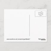 Rote Panda Postkarte (Rückseite)
