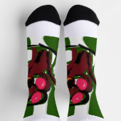 Rote Panda Socken (Oben)