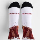 Rote Panda Wut Socken (Oben)