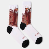 Rote Panda Wut Socken (Rechts)