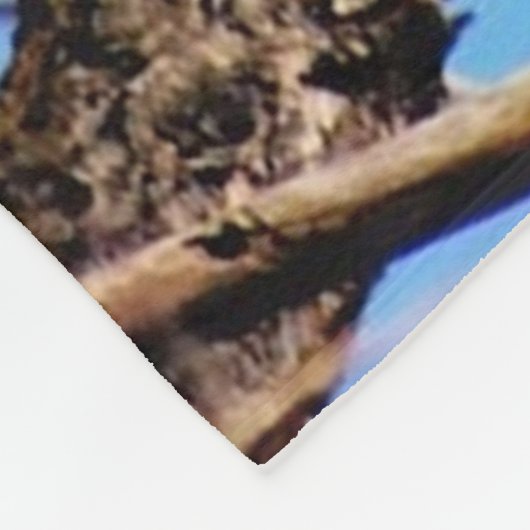 rote Pandas Fleecedecke (Ecke)