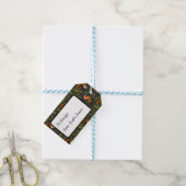 Rote Pandas im Waldschwarz Geschenkanhänger (Mit Garn)