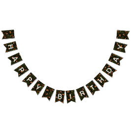 Rote Pandas im Waldschwarz Wimpelkette