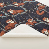 Rote Pandas in Bäumen Sherpadecke (3/4)