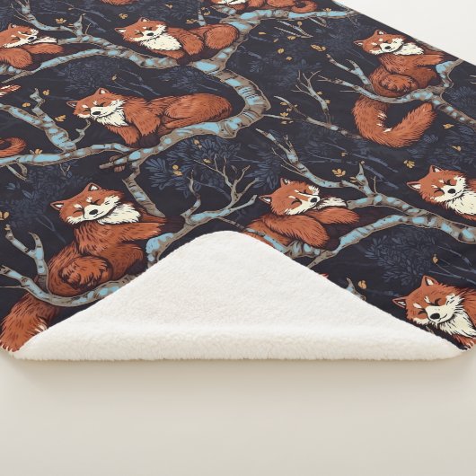 Rote Pandas in Bäumen Sherpadecke (3/4)