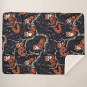 Rote Pandas in Bäumen Sherpadecke (Vorderseite (Horizontal))